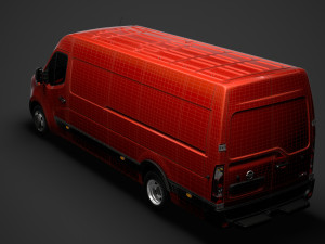 nissan nv 400 l4h2 van 2020 Modèle 3D