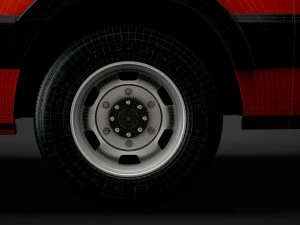 nissan nv 400 l4h2 van 2020 3D Model