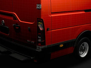 nissan nv 400 l4h2 van 2020 3D Model