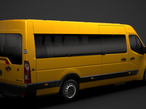 opel movano l4h2 minibus 2020 Modèle 3D