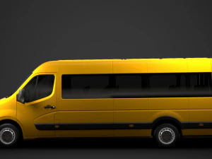 opel movano l4h2 minibus 2020 3D Model
