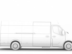 opel movano l4h2 minibus 2020 Modèle 3D