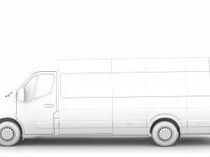 opel movano l4h2 minibus 2020 Modèle 3D
