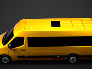 opel movano l4h2 minibus 2020 Modèle 3D
