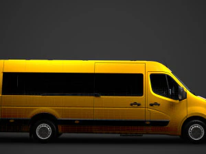 opel movano l4h2 minibus 2020 3D Model
