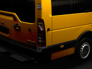 opel movano l4h2 minibus 2020 Modèle 3D