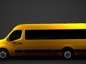 opel movano l4h2 minibus 2020 Modèle 3D