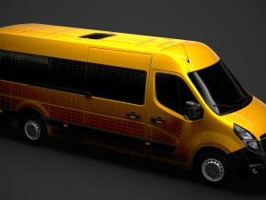 opel movano l4h2 minibus 2020 Modèle 3D