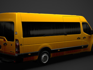 opel movano l4h2 minibus 2020 Modèle 3D