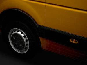 opel movano l4h2 minibus 2020 3D Model