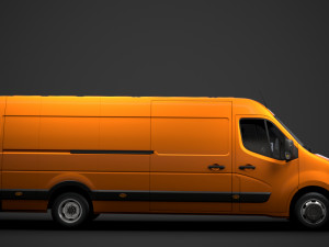 opel movano l4h2 van 2020 3D Model