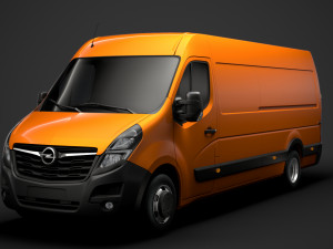 opel movano l4h2 van 2020 3D Model