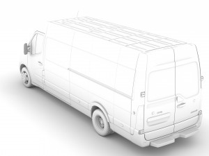 opel movano l4h2 van 2020 3D Model