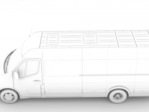 opel movano l4h2 van 2020 3D Model
