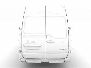 opel movano l4h2 van 2020 3D Model