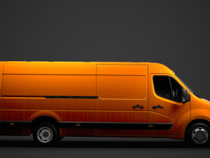 opel movano l4h2 van 2020 3D Model