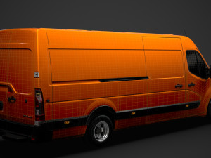 opel movano l4h2 van 2020 3D Model