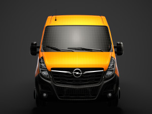 opel movano l4h2 van 2020 3D Model