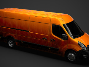 opel movano l4h2 van 2020 3D Model