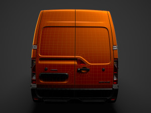 opel movano l4h2 van 2020 3D Model