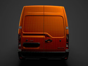 opel movano l4h2 furgone 2020 Modello 3D