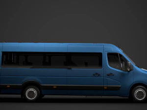 renault master l4h2 minibus 2020 3D Model