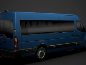renault master l4h2 minibus 2020 3D Model