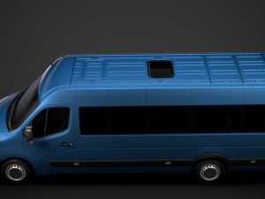 renault master l4h2 minibus 2020 Modèle 3D