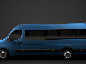 renault master l4h2 minibus 2020 Modèle 3D