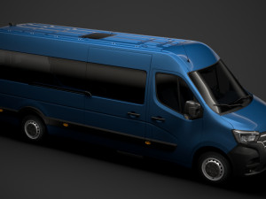 renault master l4h2 minibus 2020 Modèle 3D
