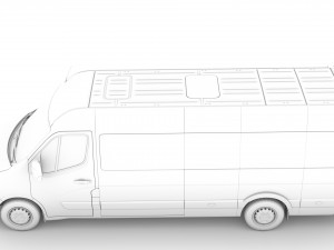 renault master l4h2 minibus 2020 Modèle 3D