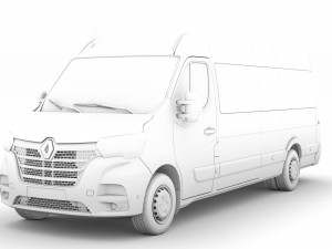 renault master l4h2 minibus 2020 Modèle 3D