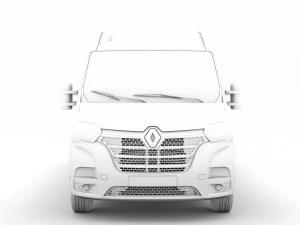 renault master l4h2 minibus 2020 3D Model