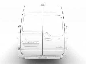 renault master l4h2 minibus 2020 3D Model
