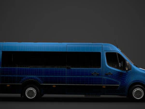 renault master l4h2 minibus 2020 3D Model