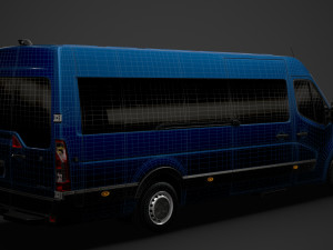 renault master l4h2 minibus 2020 Modèle 3D