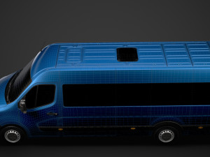 renault master l4h2 minibus 2020 Modèle 3D