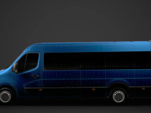 renault master l4h2 minibus 2020 3D Model