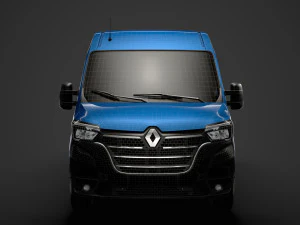 renault master l4h2 minibus 2020 3D Model