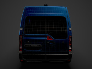 renault master l4h2 minibus 2020 Modèle 3D