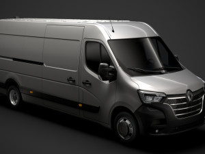 renault master l4h2 van 2020 Model 3D