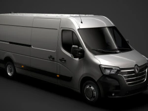 renault master l4h2 fourgonnette 2020 Modèle 3D