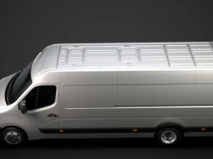 renault master l4h2 van 2020 3D Model