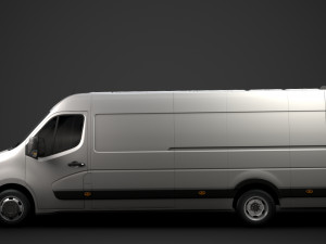 renault master l4h2 van 2020 Model 3D