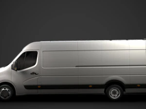 renault master l4h2 van 2020 3D Model