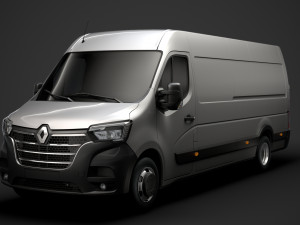 renault master l4h2 van 2020 Model 3D