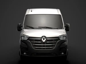 renault master l4h2 van 2020 3D Model
