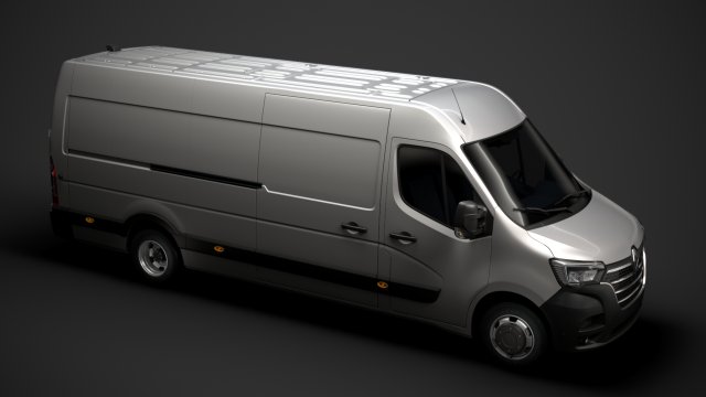 renault master l4h2 van 2020 3D in 3DExport