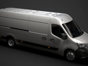 renault master l4h2 van 2020 3D Model