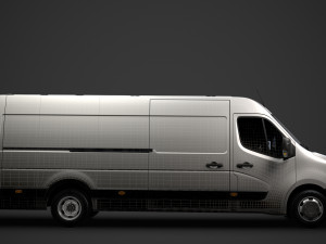 renault master l4h2 van 2020 Model 3D